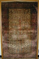 Persian Silk Kerman or Kashan Circa 1900