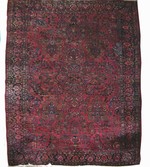 Iranian Wool Sarouk 8 x 12,  Circa 1930