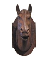 European or American Cast Iron Bust 1900-50