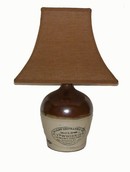 Kentucky Stoneware Whiskey Jug/ Lamp