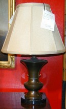 Japanese Bronze Baluster Form Vase/ Lamp