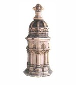 American Victorian Carved Limestone Cupula C. 1880