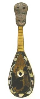 Victorian Tortoise Mandolin, 19th c