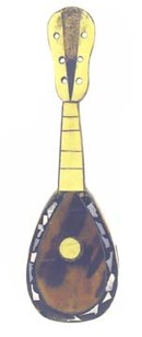 Victorian Tortoise Mandolin, 19th C.