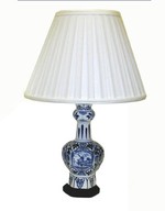 Blue and White Delft Vase Circa 1900