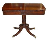 Regency Rosewood Console Game Table C 1815
