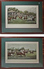 Pair of Modern Engravings of Polo Matches