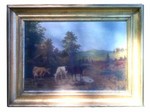 American School Oil of Cows by Howard Dated 1865