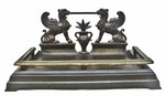 Empire Style Coal Fender and Grate 19th Century