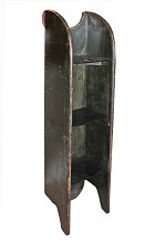 American Painted Sled / Bookshelf Circa 1900