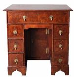 William and Mary Style Knee Hole Desk 18th Century
