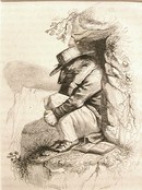 1867 Grandville Engraving; Bear 