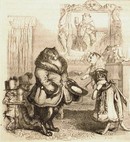 1867 Grandville Engraving, Cats