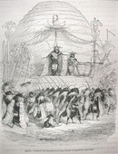 1867 Grandville Engraving, Military Parade