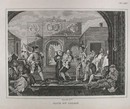 Hogarth Engraving Dated 1838 GATE OF CALAIS