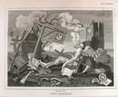 Hogarth Engraving Dated 1838 THE BATHOS