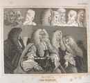 Hogarth Engraving Dated 1838 THE BENCH