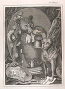 Hogarth Engraving Dated 1838 THE BRUISER