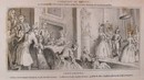 Hogarth Engraving Dated 1838 CONQUEST OF MEXICO