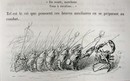 1867 Grandville Engraving of Crustacean Army