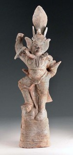 Tang Dynasty (618-907)  Tomb Guardian Lokapala 