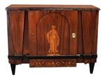Neoclassical Style Inlaid Side Cabinet Circa 1900