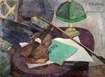 Henri Guillot (French 1895-1982)  Cubist Oil Dated 1920